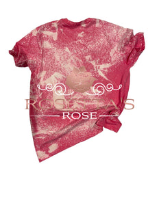 Breast Cancer Awareness Bleached Short Sleeve T-Shirt