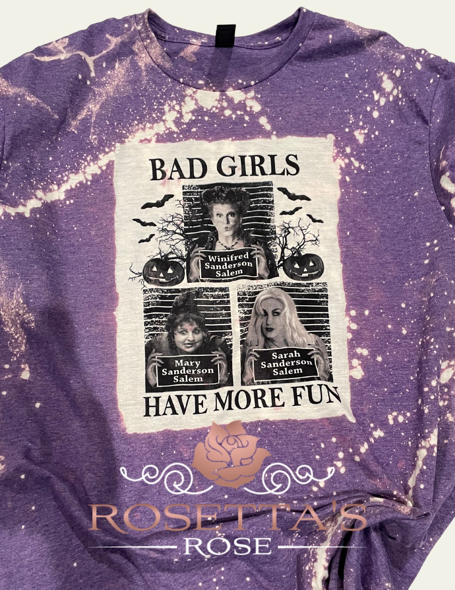 CLEARANCE | Hocus Pocus | Bad Girls | Bleached Short Sleeve T-Shirt