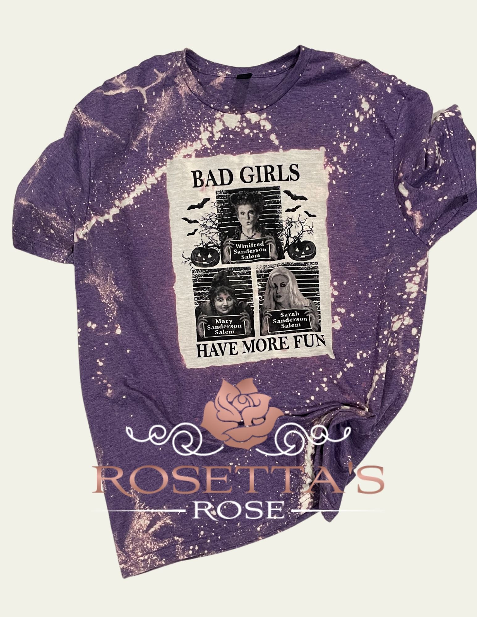 CLEARANCE | Hocus Pocus | Bad Girls | Bleached Short Sleeve T-Shirt
