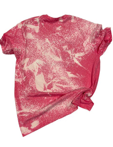 Breast Cancer Awareness Bleached Short Sleeve T-Shirt