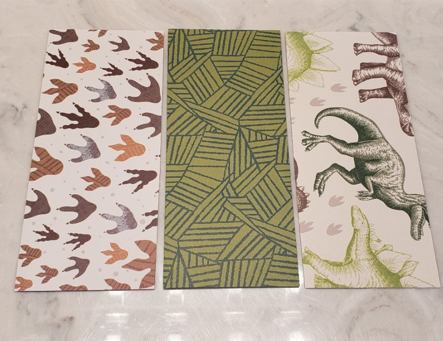 Laminated cash envelopes | set of 3| Children's Give Save Spend | Dinosaurs Green Large Prints | Dave Ramsey inspired