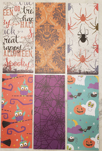 Laminated cash envelopes | set of 6| Halloween | Dave Ramsey inspired