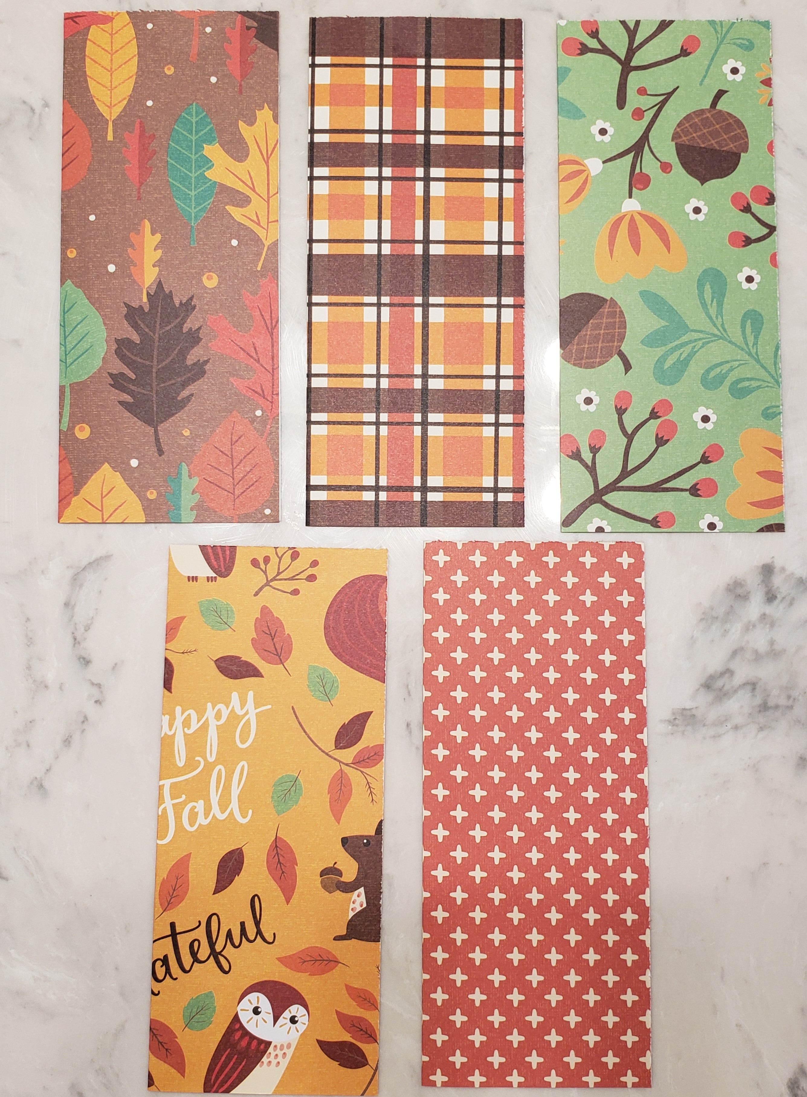 Laminated cash envelopes | set of 5| Happy Fall Ya'll | Dave Ramsey inspired
