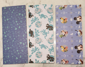 Laminated cash envelopes | set of 3| Children's Give Save Spend | Mickey Mouse Blue  | Dave Ramsey inspired