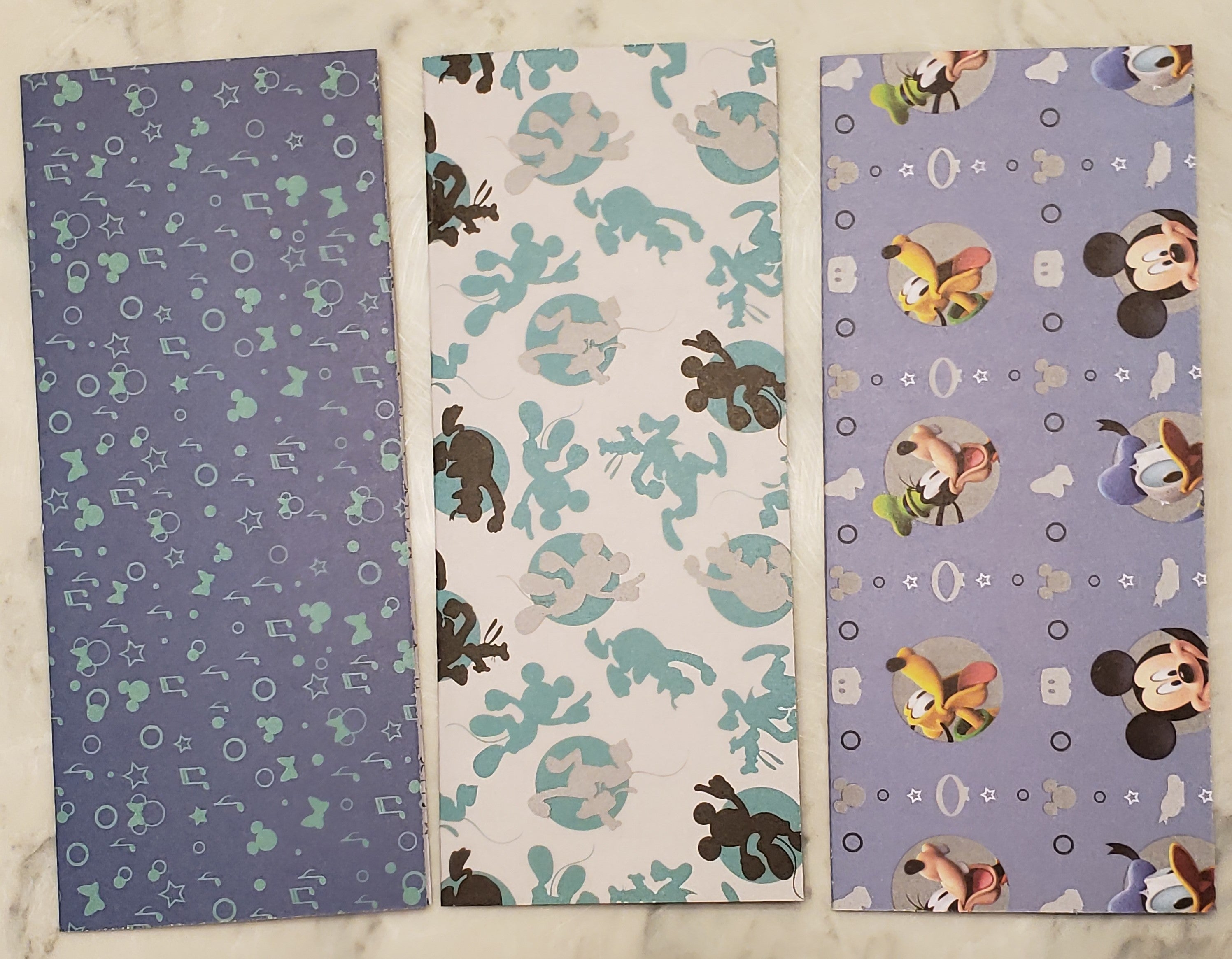 Laminated cash envelopes | set of 3| Children's Give Save Spend | Mickey Mouse Blue  | Dave Ramsey inspired