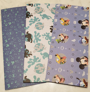 Laminated cash envelopes | set of 3| Children's Give Save Spend | Mickey Mouse Blue  | Dave Ramsey inspired
