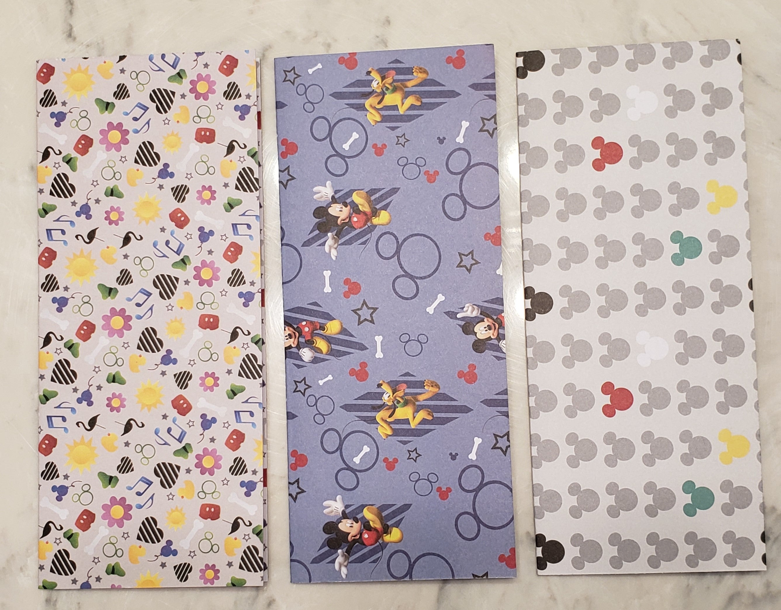Laminated cash envelopes | set of 3| Children's Give Save Spend | Mickey Mouse Gray  | Dave Ramsey inspired