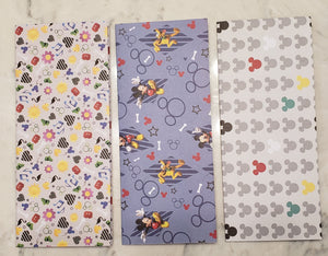 Laminated cash envelopes | set of 3| Children's Give Save Spend | Mickey Mouse Gray  | Dave Ramsey inspired