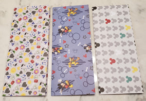 Laminated cash envelopes | set of 3| Children's Give Save Spend | Mickey Mouse Gray  | Dave Ramsey inspired