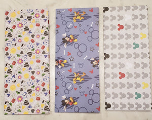 Laminated cash envelopes | set of 3| Children's Give Save Spend | Mickey Mouse Gray  | Dave Ramsey inspired