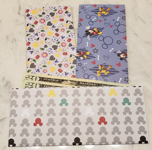 Laminated cash envelopes | set of 3| Children's Give Save Spend | Mickey Mouse Gray  | Dave Ramsey inspired