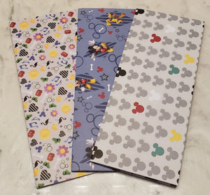 Laminated cash envelopes | set of 3| Children's Give Save Spend | Mickey Mouse Gray  | Dave Ramsey inspired