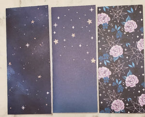 Laminated cash envelopes | set of 10 | Moon Flower Magic Dream by Moonlight | Dave Ramsey inspired