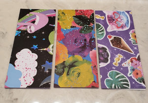 Laminated cash envelopes | set of 3| Children's Give Save Spend | Rainbows & Animals Cats Dogs & Sloth  | Dave Ramsey inspired