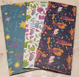 Laminated cash envelopes | set of 3| Children's Give Save Spend | Tangled Blue  | Dave Ramsey inspired