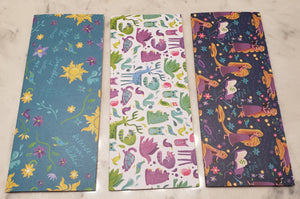 Laminated cash envelopes | set of 3| Children's Give Save Spend | Tangled Blue  | Dave Ramsey inspired