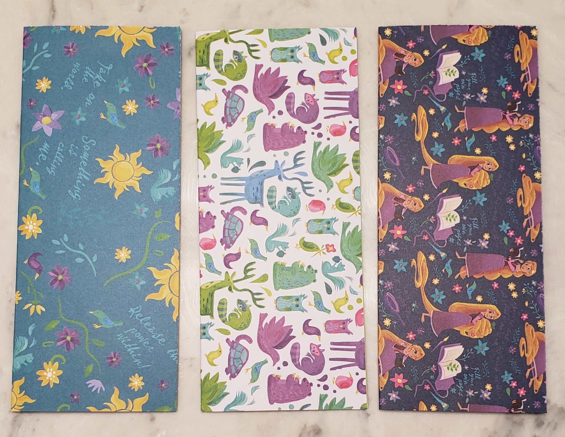 Laminated cash envelopes | set of 3| Children's Give Save Spend | Tangled Blue  | Dave Ramsey inspired