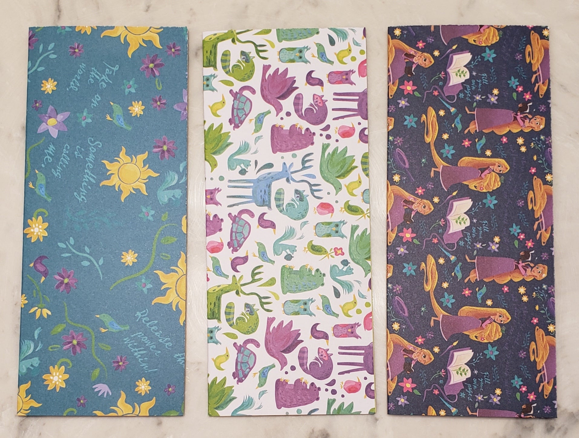 Laminated cash envelopes | set of 3| Children's Give Save Spend | Tangled Blue  | Dave Ramsey inspired