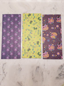Laminated cash envelopes | set of 3| Children's Give Save Spend | Tangled Purple  | Dave Ramsey inspired