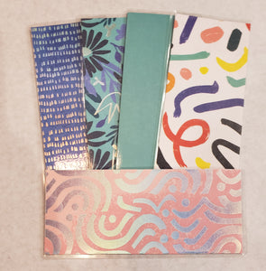 Laminated cash envelopes | set of 5| Daylight Lumiere De Jour| Feeling Blue| Dave Ramsey inspired