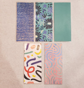 Laminated cash envelopes | set of 5| Daylight Lumiere De Jour| Feeling Blue| Dave Ramsey inspired