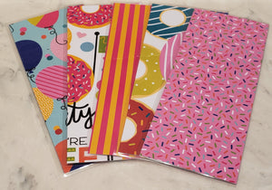 Laminated cash envelopes | set of 5| Treat Yourself Donuts | Dave Ramsey inspired